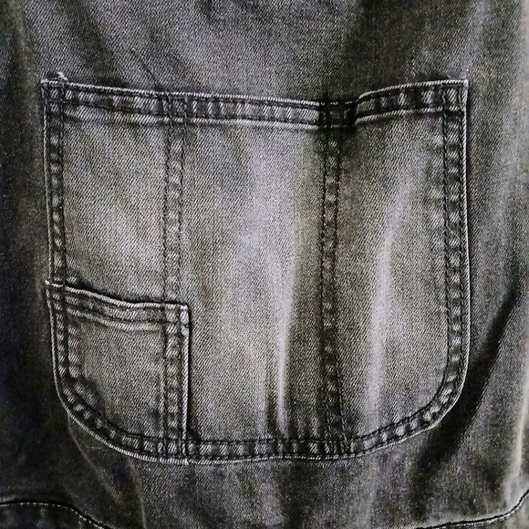 Mossimo Black Denim Overalls - Picture 6 of 8